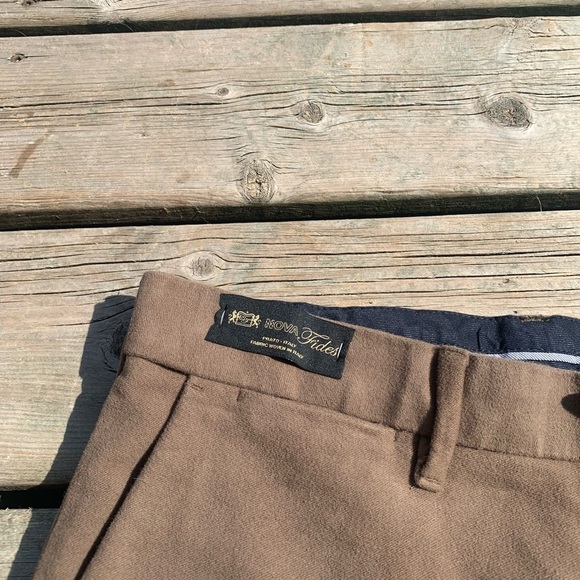 M&S Brown Dress Pants - Size 36x29 Regular Fit - Picture 4 of 8